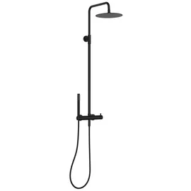 Marwell Classico Duschset Regendusche schwarz 88-118x20 cm
