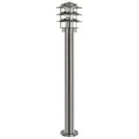 Grafner Wegeleuchte Edelstahl 80,0 cm ohne Leuchtmittel silber