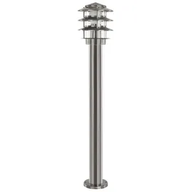 Grafner Wegeleuchte Edelstahl 80,0 cm ohne Leuchtmittel silber