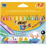 BIC Plastidecor Triangle Wachsmalstifte  12 St.