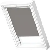 VELUX Verdunkelungsrollo manuell DKL FK06 0705SWL Grau, 0705, GGU,Manuell,VELUX,weiße Schiene