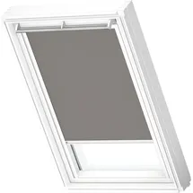 VELUX Verdunkelungsrollo manuell DKL FK06 0705SWL Grau, 0705, GGU,Manuell,VELUX,weiße Schiene