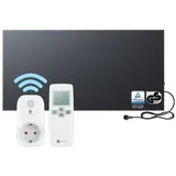 bringer-germany Bringer® Infrarotheizung - 1200 (BRIH1200) / BRTS: Smart Thermostat und Fernbedienung / Schwarz