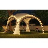 BC-ELEC Gartenlaube 3,5 x 3,5 m Grau