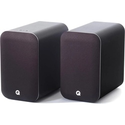 Q Acoustics M 20 HD kabelloses Lautsprecher Set *schwarz* (1 Paar, 65 W), HiFi + Heimkino Lautsprecher, Schwarz