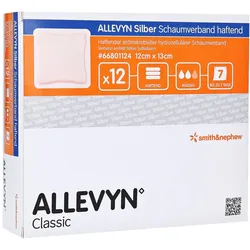 Allevyn Silber Schaumverb.12x13 cm hafte 12 St