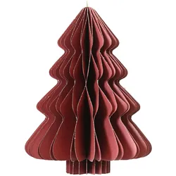 Everlands Weihnachtsbaum 709239 Papier 20x15cm rot