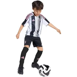 adidas Juventus Turin Minikit 2025/26 Heimtrikot Kinder weiß/schwarz Gr. 110