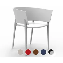 Vondom »AFRICA« Outdoor Armlehnstuhl Lackiert Hochglanz / White