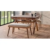 aea Esszimmer Set Hocker Hochwertig Garnitur Tisch 2x Stühle Design Modern Möbel