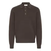 CASUAL FRIDAY Longsleeve CASUAL FRIDAY "Strickpullover CFAbel", Herren, Gr. S, braun (demitasse), Obermaterial: 39% Baumwolle CO. 34% Polyester PES. 27% Viskose CV., Shirts
