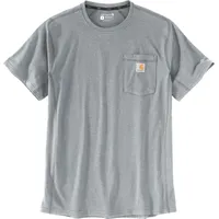 CARHARTT Force Pocket Kurzarm-t-shirt - Heather Grey - XL
