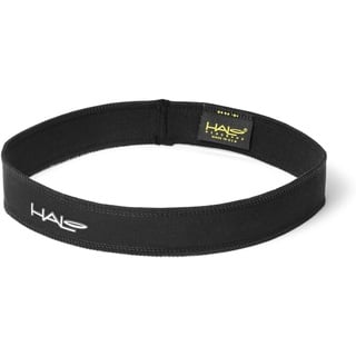 HALO Headband Schweißband Slim, 2,5 cm, Schwarz (HSBLACK-1)