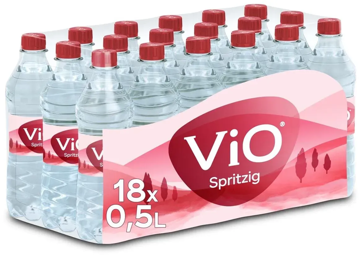 Preisvergleich Produktbild Vio Sprizig Mineralwasser PET 18x0,5l