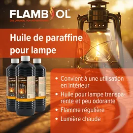 bayrol,flambiol® Lampenöl hochrein 6x 1 L