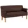 Home Affaire Küchensofa "Malmö", braun (schoko), B:152cm H:52cm T:53cm, Microfaser in Antiklederoptik (100% Polyester);Microfaser in Antiklederoptik (100% Polyester), Sofas, 2-sitzig für Speisetische