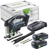 Festool PSBC 420-Basic Akku Pendelstichsäge 18 V 120 mm + 2x Akku 3,0 Ah + Lader