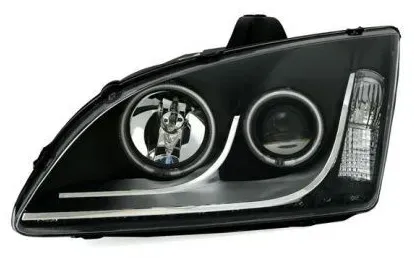 Kristall-Scheinwerfer FORD FOCUS (05-08) - schwarz