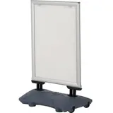 update displays Kundenstopper WindPro Plus silber DIN A1 2 Fächer 72,0 x 67,1 x 91,8 cm, 1 St.