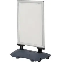 update displays Kundenstopper WindPro Plus silber DIN A1 2 Fächer 72,0 x 67,1 x 91,8 cm, 1 St.