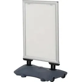 update displays Kundenstopper WindPro Plus silber DIN A1 2 Fächer 72,0 x 67,1 x 91,8 cm, 1 St.