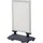 update displays Kundenstopper WindPro Plus silber DIN A1 2 Fächer 72,0 x 67,1 x 91,8 cm, 1 St.