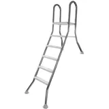 Evolution Poolleiter Evolution silber 1+5 Stufen V2A