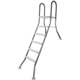 Evolution Poolleiter Evolution silber 1+5 Stufen V2A