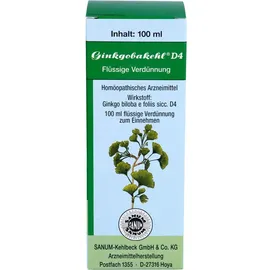 Sanum-Kehlbeck GmbH & Co. KG Ginkgobakehl D 4