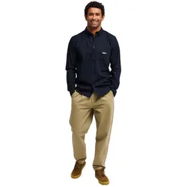 QUIKSILVER Langarmhemd Diamond Schwarz / Weiß XS