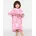 Rip Curl Mixed Snap Cotton Poncho - Pink - One Size