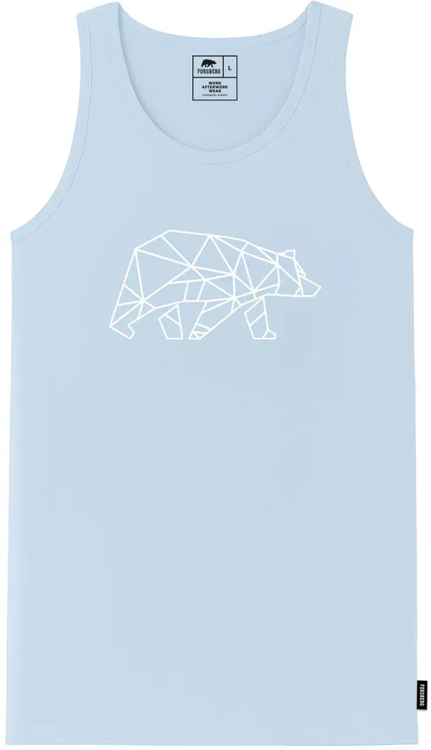 FORSBERG Tanktop mit großem Brustlogo