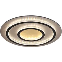 GLOBO Lighting - LED dimmbar mit Fernbedienung Kristall Deckenleuchte