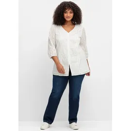 sheego by Joe Browns Klassische Bluse Tunika . weiß 40 EU