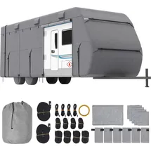 Vevor Wohnwagen-Schutzhülle 6,1-6,7 m Grau