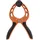 BAHCO Federzwinge Metall 25 mm orange