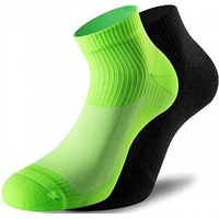 Lenz 3.0 Socken, schwarz-grün, Größe 42 43 44
