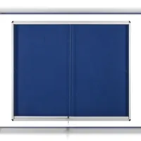 Bi-Office Schaukasten Exhibit Innenbereich blau