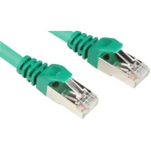 Sharkoon Patchkabel RJ45 Stecker > RJ45 Stecker CAT.6 S/FTP grün, 1,5 Meter