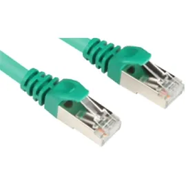 Sharkoon Patchkabel RJ45 Stecker > RJ45 Stecker CAT.6 S/FTP grün, 1,5 Meter