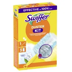Swiffer Staubmagnet Starterset Staubwischer, mit Duft 8700216711180 , 1 Set = 1 Griff + 3 Nachfülltücher mit Duft
