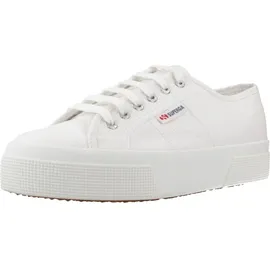SUPERGA Damen Plateau Sneaker - Blau,Rot,Weiß - 39