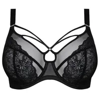 Elomi BH Brianna Underwire Plunge Bra, Schwarz J 75 Damen