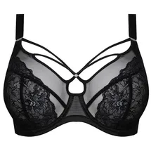 Elomi BH Brianna Underwire Plunge Bra, Schwarz J 75 Damen