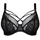 Elomi BH Brianna Underwire Plunge Bra, Schwarz J 75 Damen
