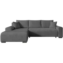 storez24 Eckcouch Polyester 3-Sitzer Grau