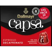 Dallmayr Capsa Espresso Decaffeinato XXL Kaffeekapseln 39 St.