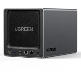 UGREEN NASync DXP4800 NAS (Diskless) 2,5 Zoll Anzahl Festplattenschächte: 4 Gray}
