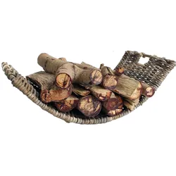 Holzkorb Kaminholzkorb Weidenkorb Kaminkorb Füllkorb Rattan Korb Schale