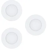 EGLO LED-Einbauleuchte Zigbee Fueva-Z Rund weiß, 3 Stk. 2,8 W